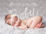 Glam Baby Birth Announcements