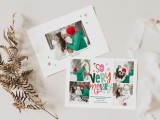 So Very Merry 7x5 Photoshop Canva Card