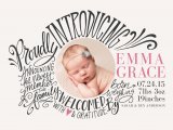 Botanical Birth Announcements