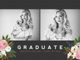 Bohemian Bloom Grad Cards