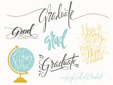 Hand Lettered Grad Overlays