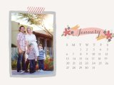 Floral Banner Calendars