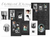 Chalkboard Whimsy 4x8 Book and Calendar